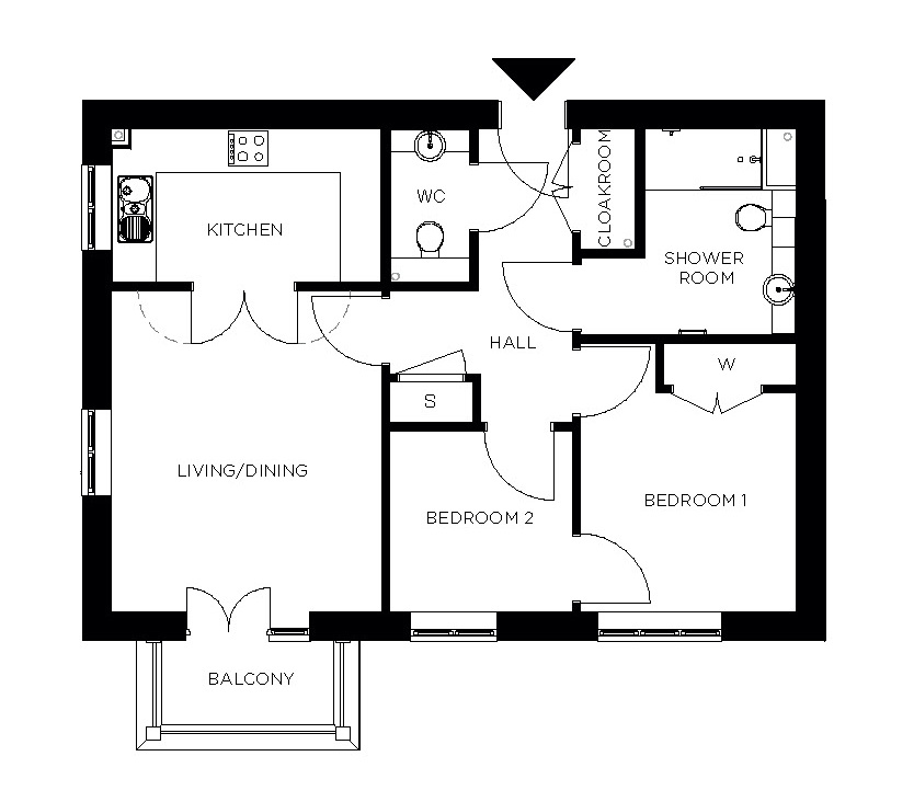 100 Berkeley House floorplan