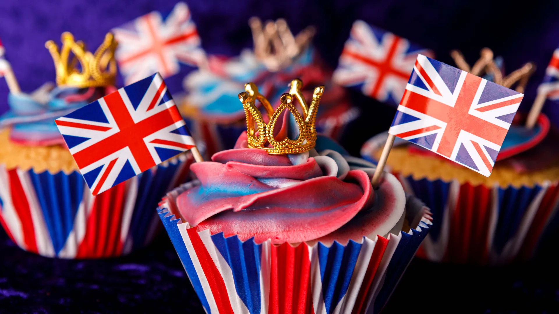 Coronation cupcakes