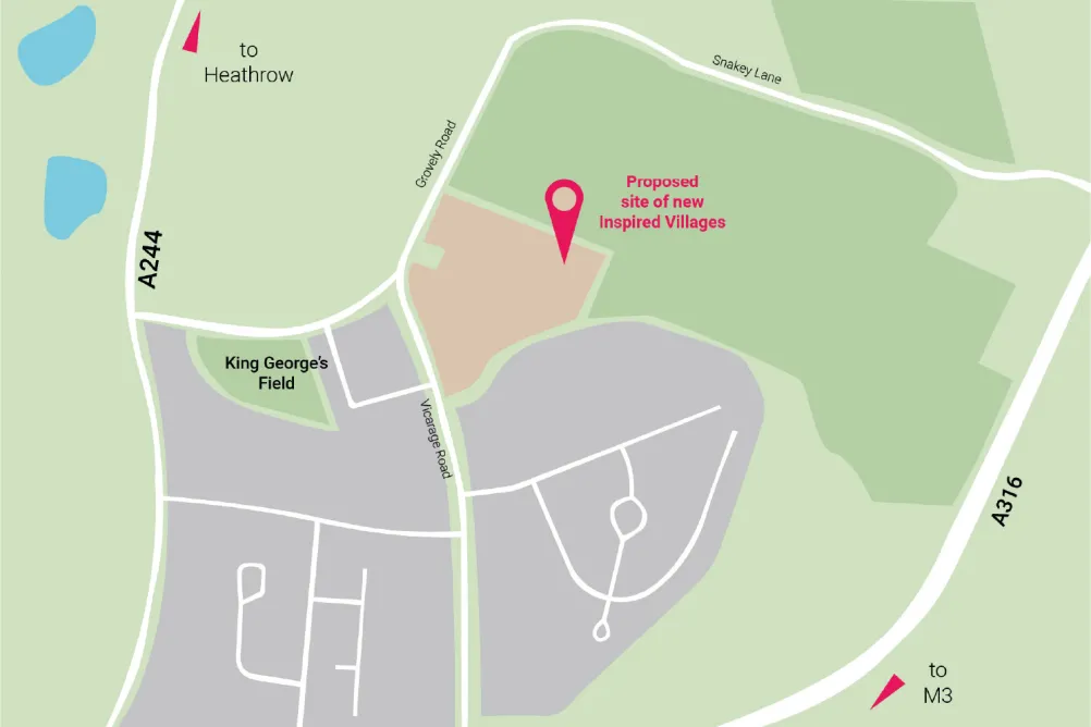 Sunbury map