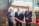 Mayor cuts ribbon 