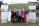 Residents pose with Sue Cooper (Front Office Supervisor at Gifford Lea) and Kate Mylchreest (Storyhouse)