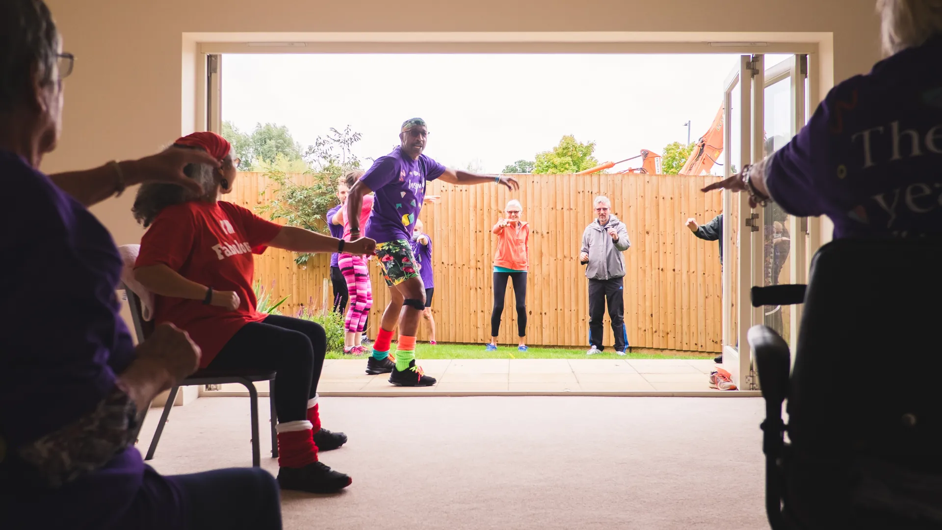 Mr Motivator at Austin Heath