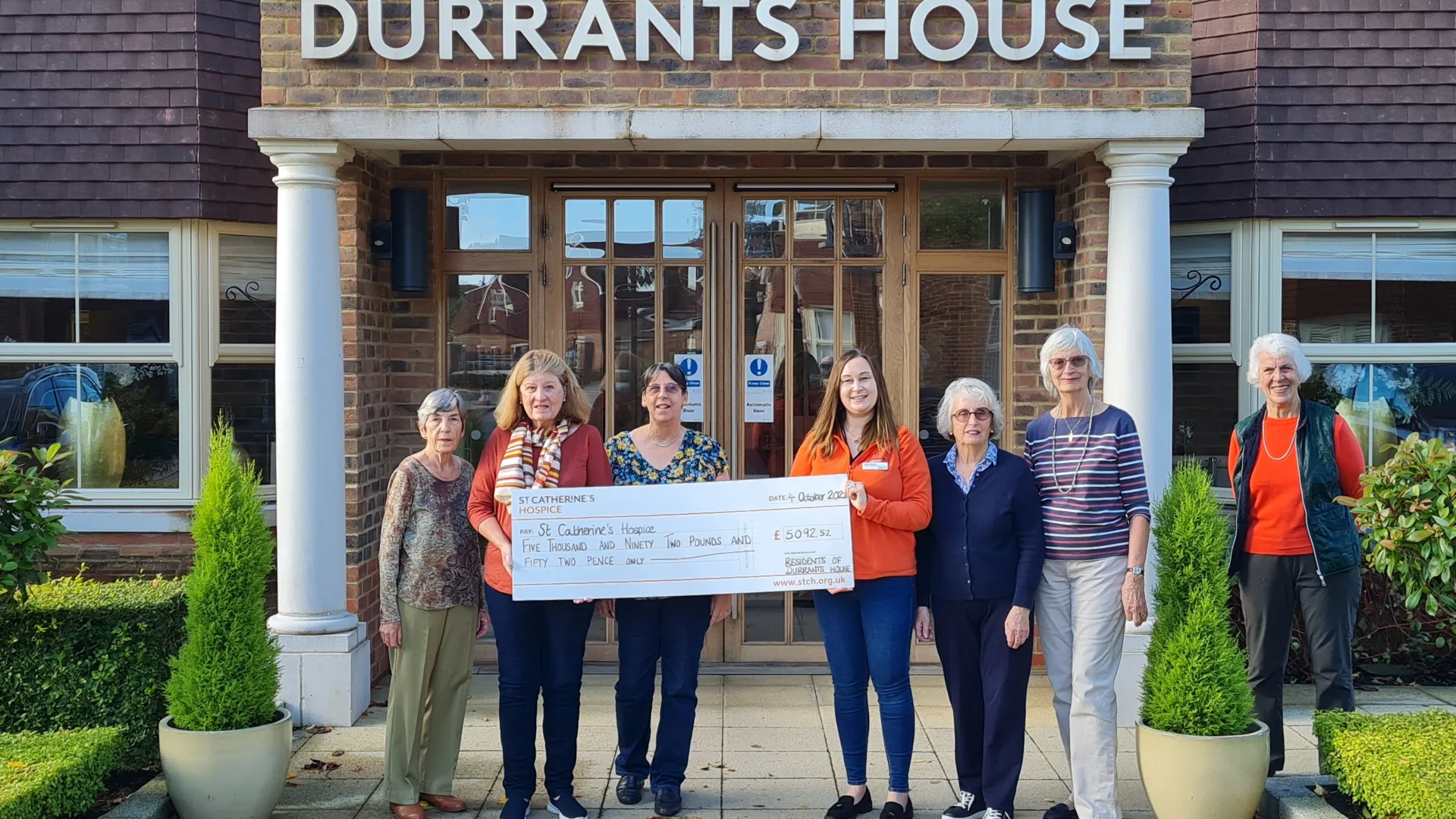 Residents raise thousands for St Catherine’s Hospice