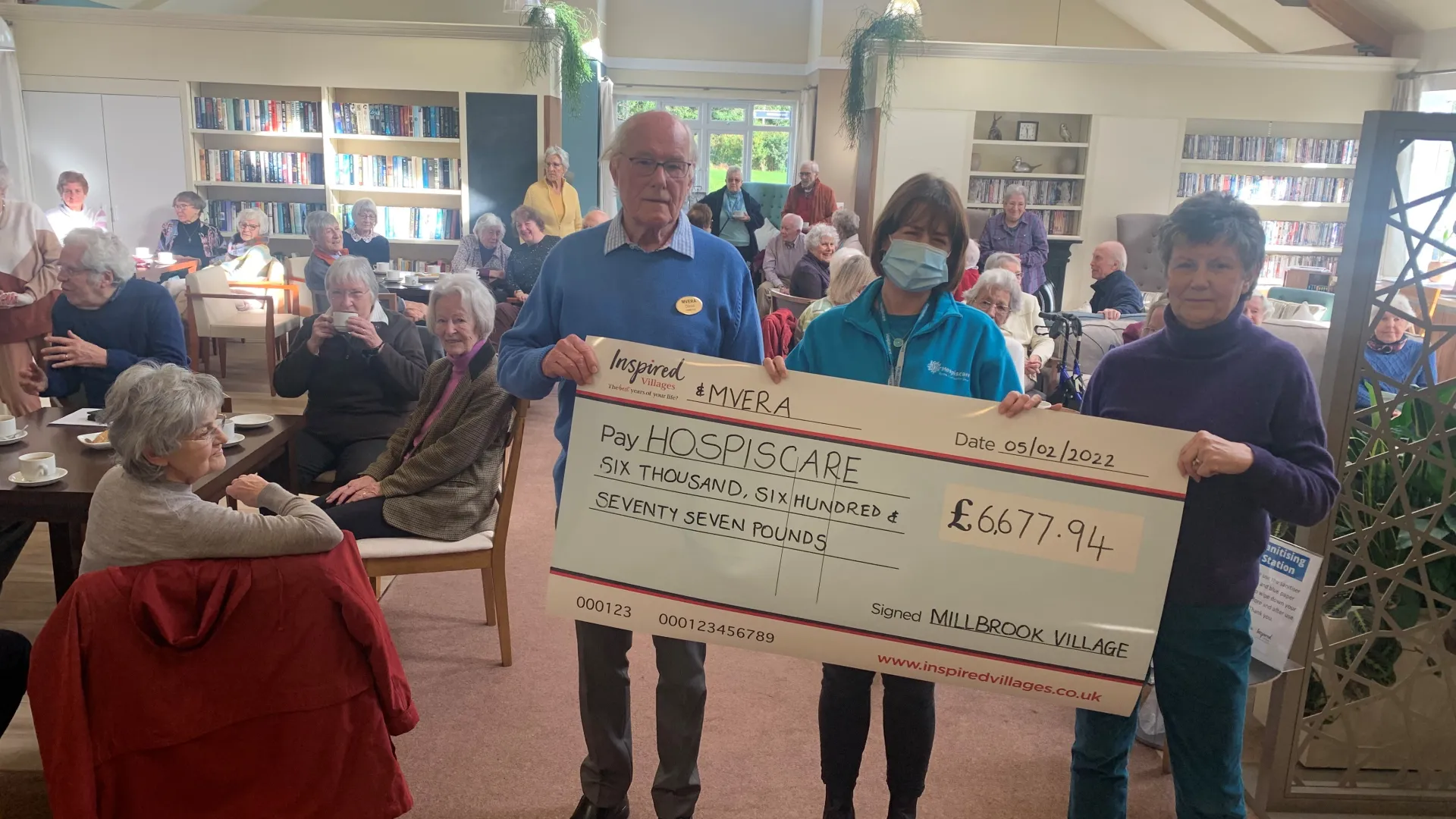Exeter retirement village residents raise nearly £7,000 for Devon charity Hospiscare