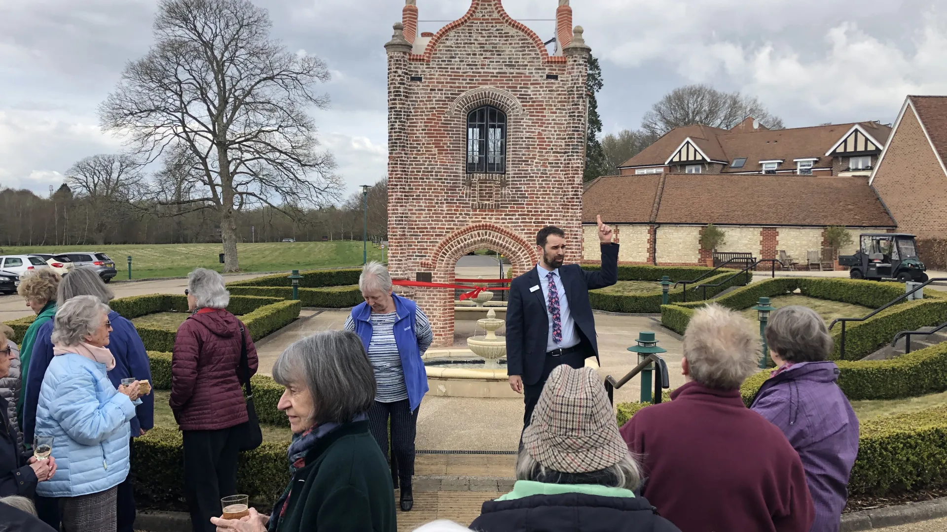 Grade II* listed Tudor gatehouse at Bramshott Place restored