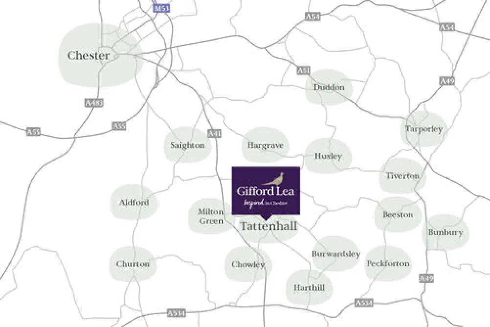Gifford Lea map