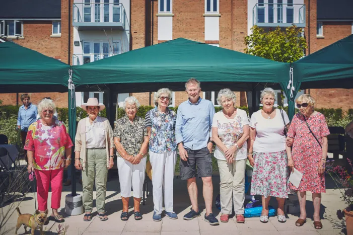 Toby Buckland and Gardeners