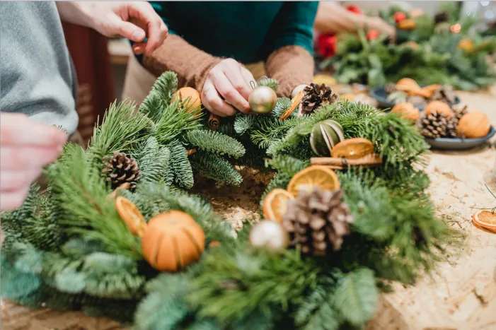 Christmas Wreath Making