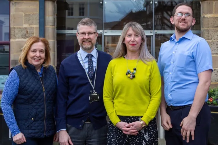 Group photo at Donald Healey exhibition