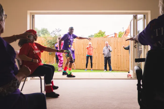 Mr Motivator at Austin Heath