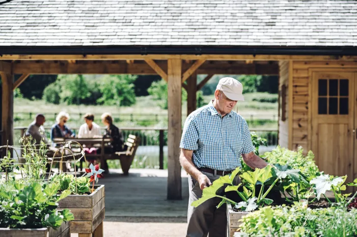 Retiree Gardening as a Hobby at Durrants Village