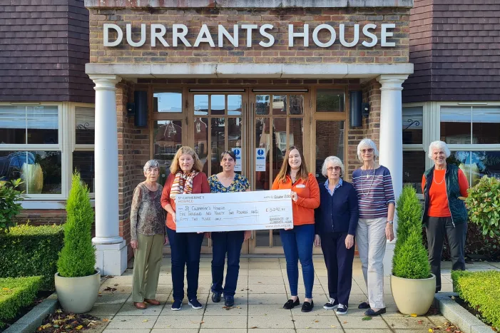 Residents raise thousands for St Catherine’s Hospice