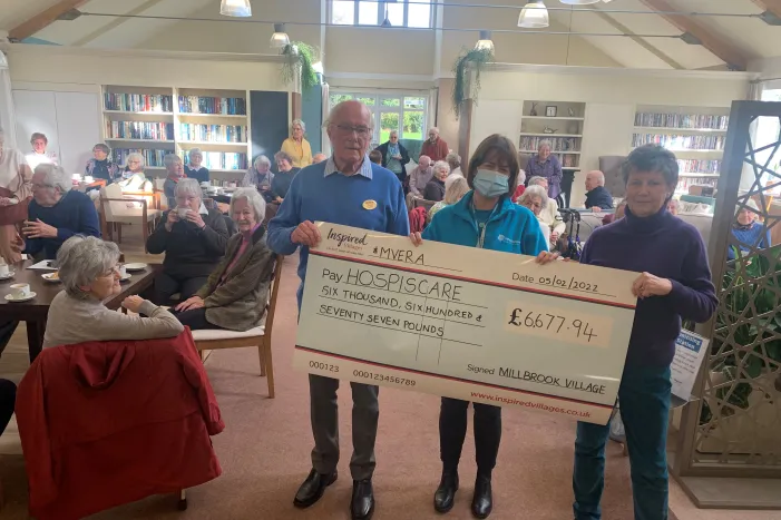 Exeter retirement village residents raise nearly £7,000 for Devon charity Hospiscare