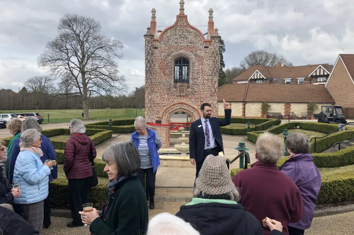 Grade II* listed Tudor gatehouse at Bramshott Place restored