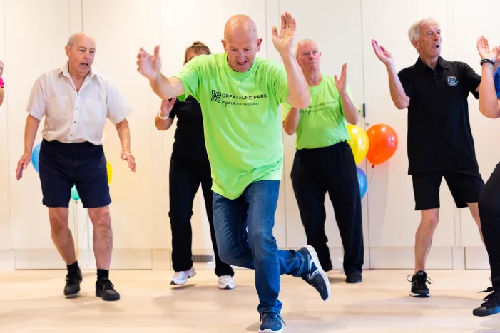 Exercise with Eddie the Eagle for National Fitness Day!